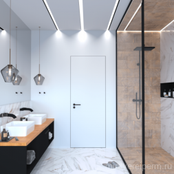 Невидимка Albero, Invisible, Алюминиевая Кромка с 4-х сторон (44 мм)