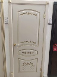 Алина ДГ Слоновая Кость/Патина Золото