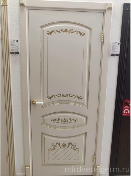 Алина ДГ Слоновая Кость/Патина Золото