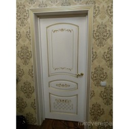 Алина ДГ Слоновая Кость/Патина Золото