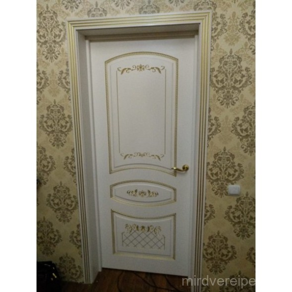 Алина ДГ Слоновая Кость/Патина Золото