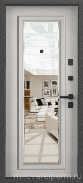 TAU LT PP ПВХ Чёрная шагрень T-DL1/ПВХ Бьянко T-CM