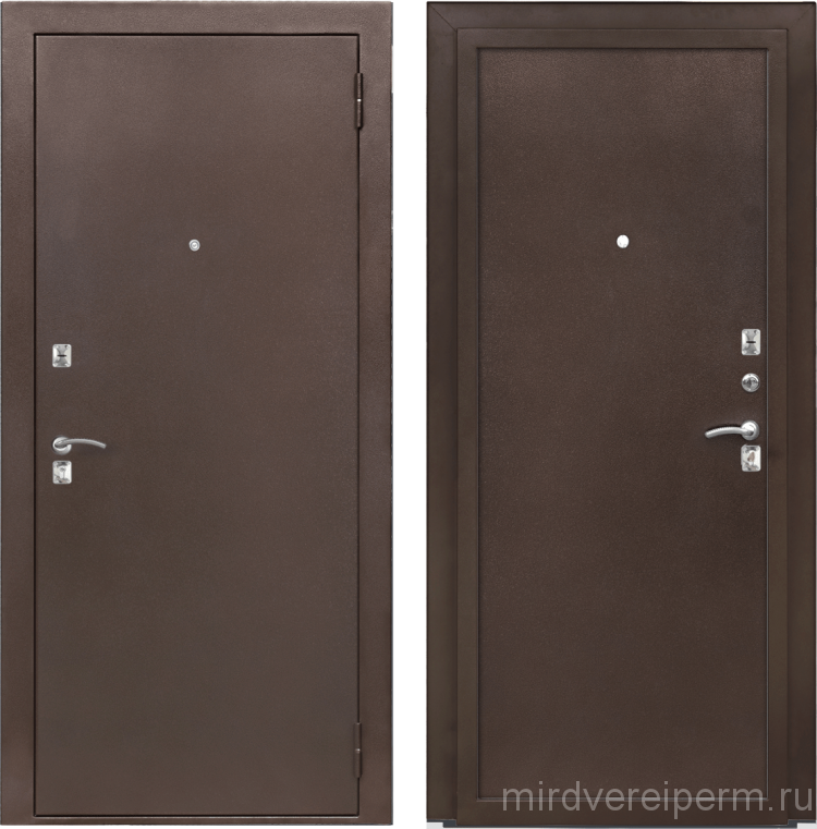 Металлические двери пермь купить. Дверь металл 1.5мм уличная. Молоток коричневый цвет двери. Перекрашенная коричневая дверь фото.