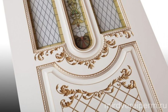 Александрия ДО Слоновая Кость/Патина Золото 