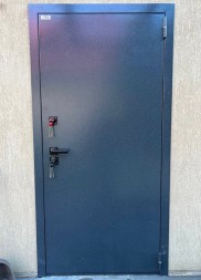 Сейф-дверь 3К ТЕРМО Марвин Эмалит арктик / Букле графит