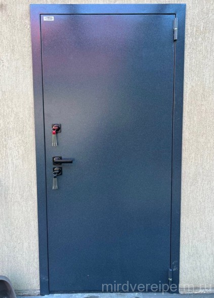 Сейф-дверь 3К ТЕРМО Марвин Эмалит арктик / Букле графит