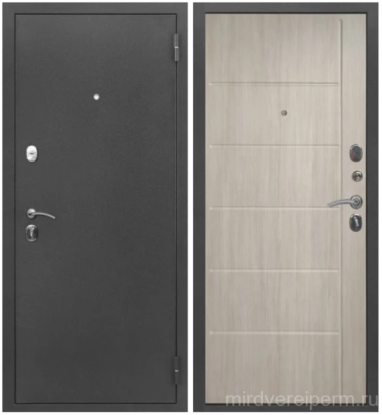 Страж 2К Стандарт (утепленный короб) Серебро/Ларче Капучино, Лесной Орех