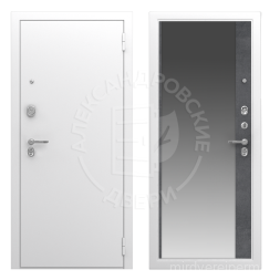 Alexdoors 3K PRO Магнум Бетон урбан индиго, Зеркало