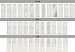 Межкомнатная дверь с пескоструйным рисунком на выбор