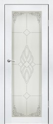 Межкомнатная дверь с пескоструйным рисунком на выбор