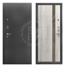  Alexdoors 3К Сирма Эмалит арктик, Лакобель черный