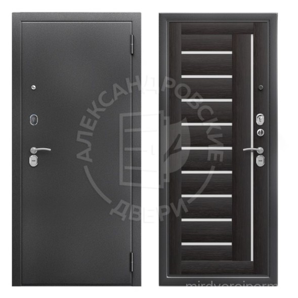 Входная дверь 3К Антик серебро Диана