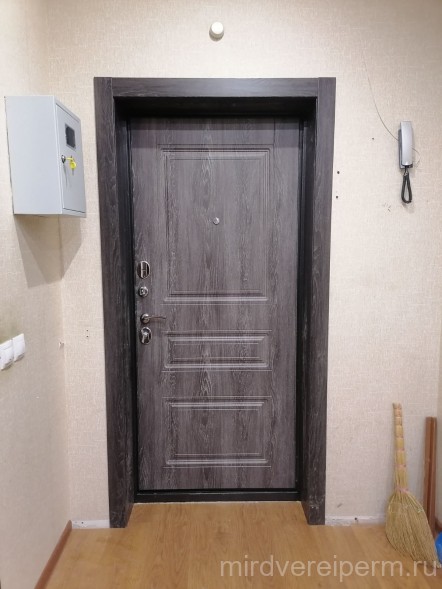 Страж 3К Броня 10 см (Антик серебро, Скол Дуба Белый/Дуб Шале)