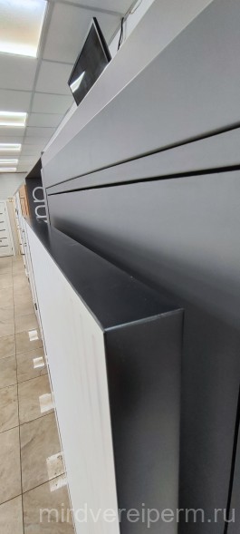 Лайт 7 Белый Эмалит Кромка ABS Черная