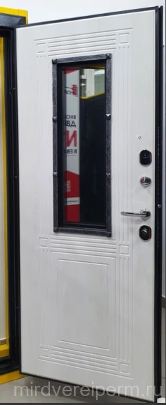 7,5 см Венеция Серебро/ Белый ясень Стеклопакет (БЕЗ Терморазрыва)