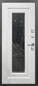 11 см Протерма 4D Графит/Велюр Белый Софт