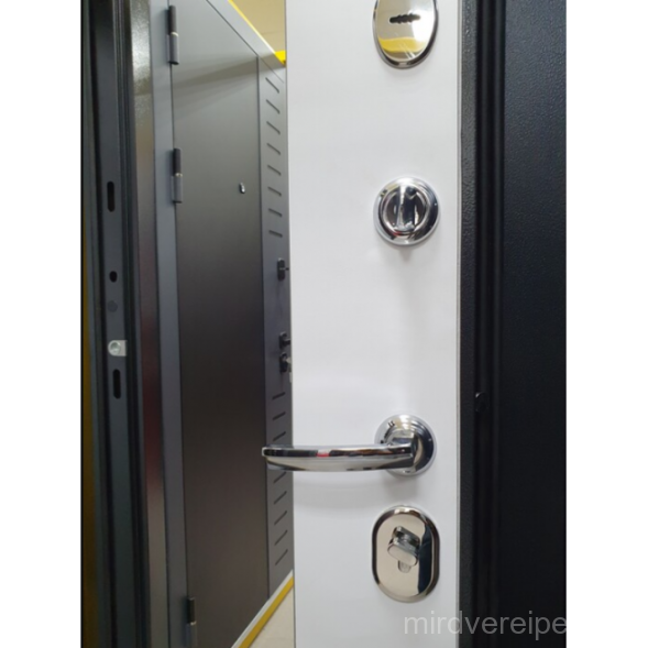 9см Серебро Зеркало Эмалит белый