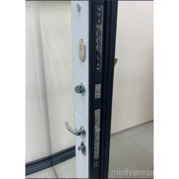 9см Серебро Зеркало Эмалит белый