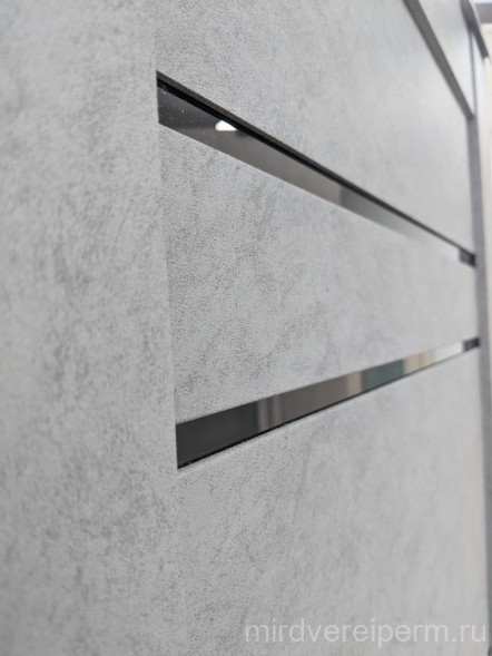 PALERMO 104 Бетон светлый, Бетон тёмный (Чёрное стекло) 