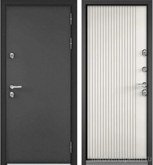 ТЕПЛО Аляска Антрацит/Белый Эмалит, Дарк  Грей