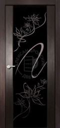 Межкомнатная дверь Триплекс с рисунком