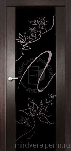 Межкомнатная дверь Триплекс с рисунком