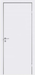 Финская дверь крашенная Белая/Серая 