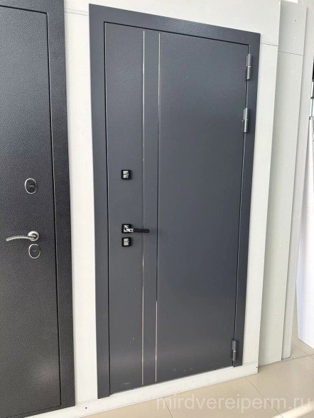 ДС Термо Графика Графит(Ral 7024)/Дуб Кантри Белый