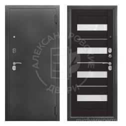 Alexdoors 3K Милана Белая лиственница, Лакобель белый
