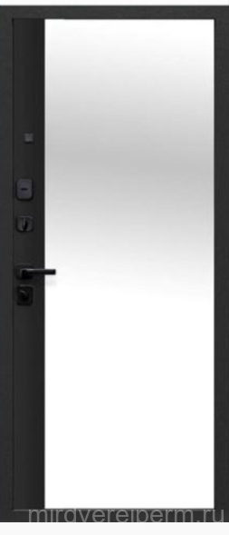 7,5 см Черное Зеркало Сатин Черный