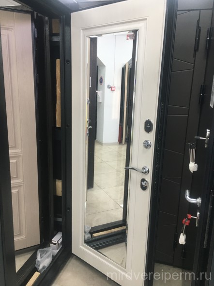  Гарда 7,5 Серебро Зеркало (БЕЗ ФАЦЕТ)/Белый Ясень