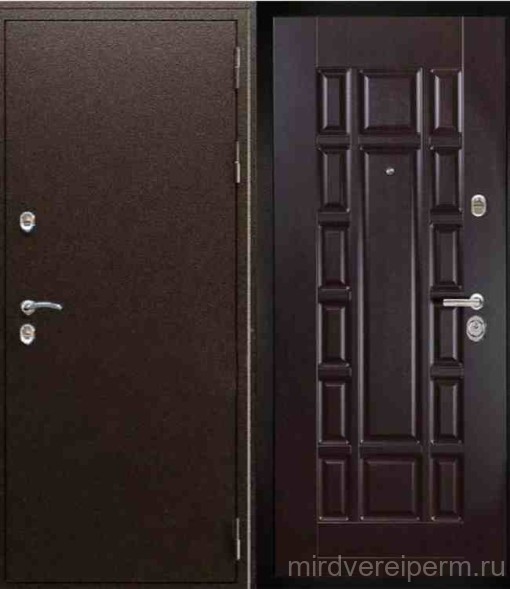 ДС-110 мм Интерма (Антик медь/Ясень Ривьера Айс,Венге Темный)