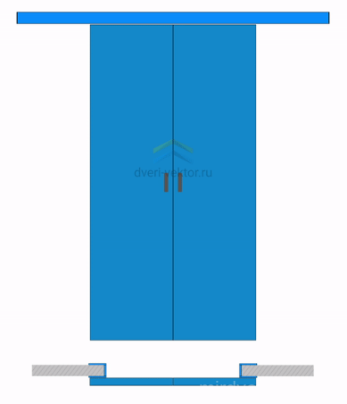 Межкомнатная перегородка Optima Porte, 104 B