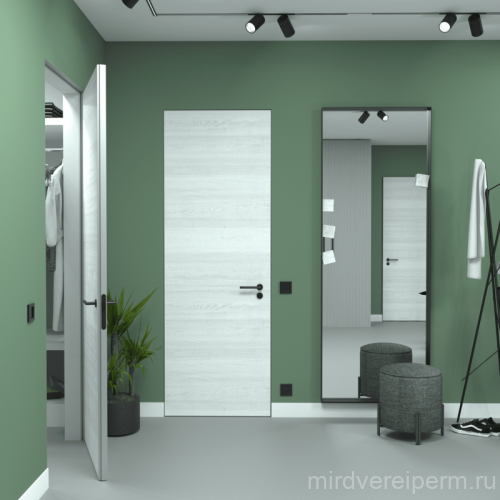 Невидимка Albero, Invisible, Алюминиевая Кромка с 4-х сторон (44 мм)