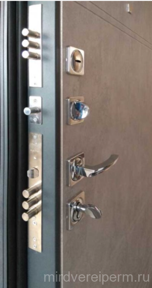 Страж МДФ/МДФ URBAN 3K Бетон Графит/Бетон Светлый