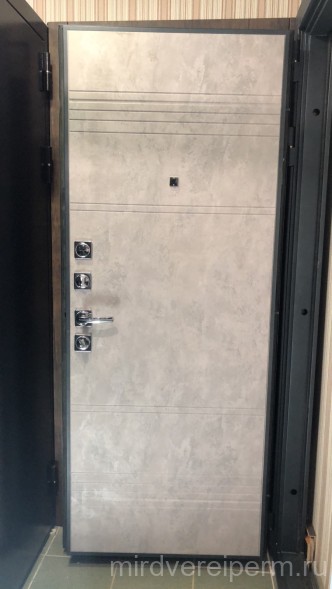 Страж МДФ/МДФ URBAN 3K Бетон Графит/Бетон Светлый