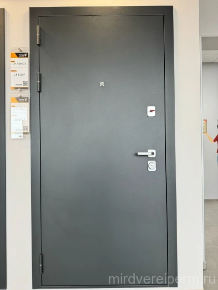 СТРАЖ 3K ЛЮКС 04 (Закрытый утеплённый короб) Графит/Бетон серый