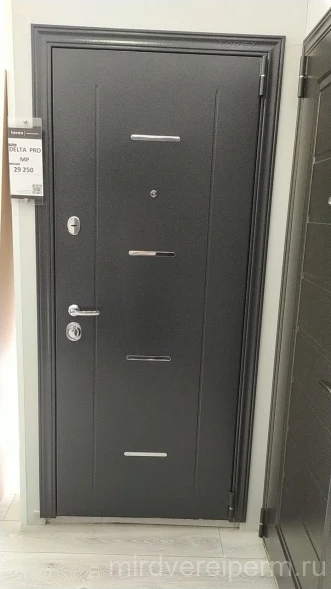 Delta PRO MP D6-27 Тёмно-Серый Букле Графит/ПВХ Бьянко