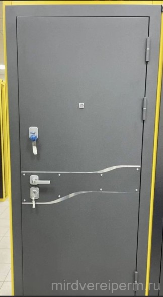 Luxor 2мм  Муар Антрацит Микс Темный/ Бетон Серый Царга (стекло Лакобель)